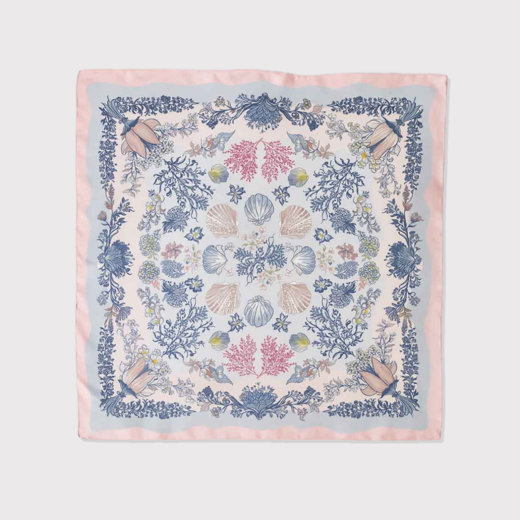 Shell & Coral Scarf